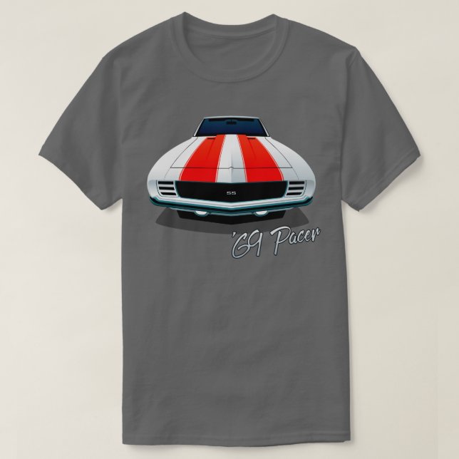 Camiseta 1969 Camaro SS Indy 500 Pace (Frente do Design)
