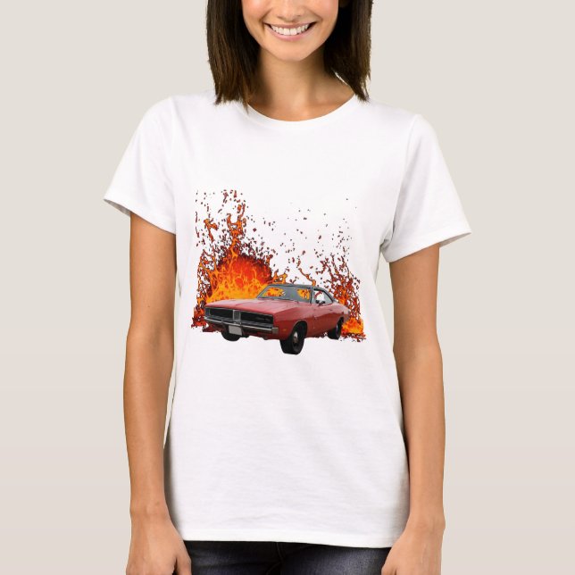 Camiseta 1969 Dodge Charger RT (Frente)