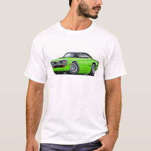 Camiseta 1970 C-Listras superiores Limão-Pretas da abelha
