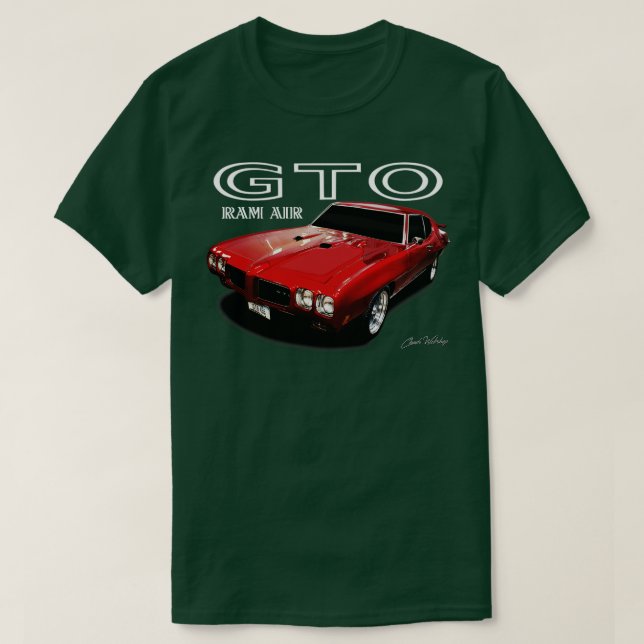 Camiseta 1970 Pontiac GTO (Frente do Design)