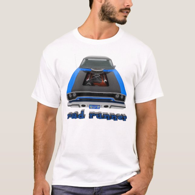 Camiseta 1970 Road Runner Blue (Frente)