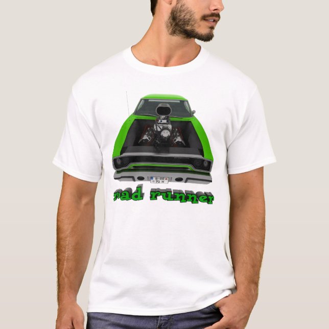 Camiseta 1970 Road Runner Green (Frente)