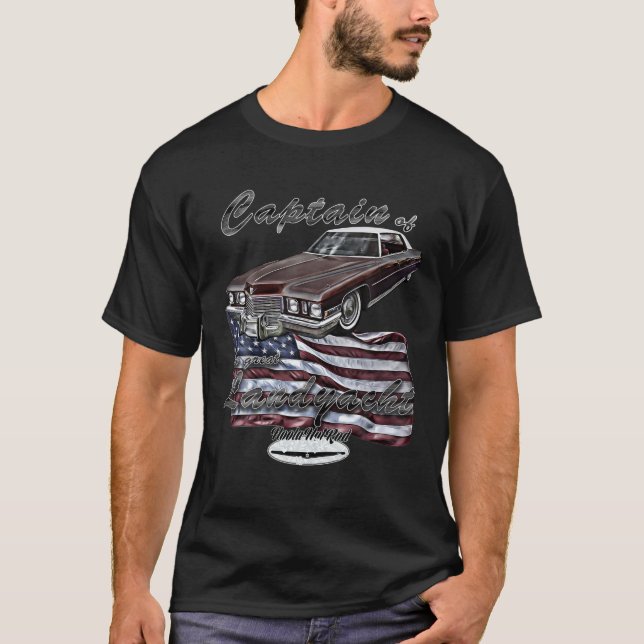 Camiseta 1970s,Eldorado,Caddy,Rockabilly,Deville,Tailfins,R (Frente)