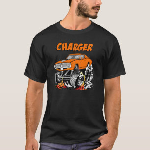 Camiseta 1971 1972 Charger Cartoon Hot Rod