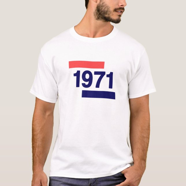 Camiseta 1971, 50º Aniversário (Frente)