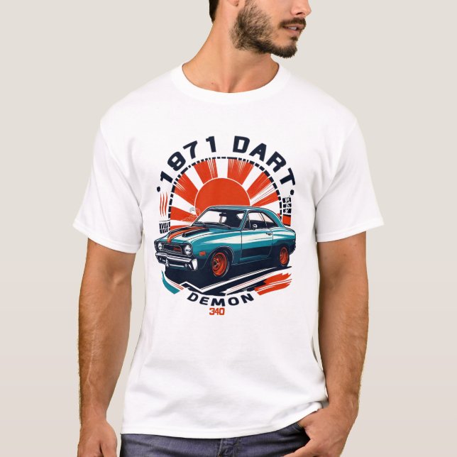 Camiseta 1971 Dart Demon 340 (Frente)