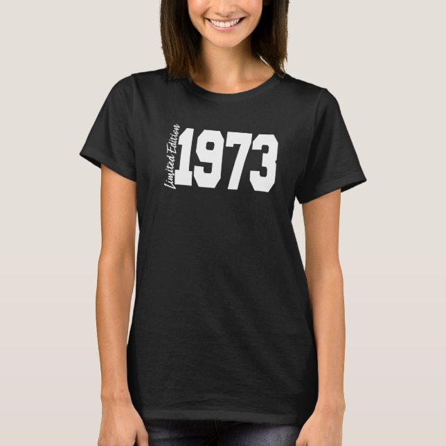 Camiseta 1973 49th Birthday Women Men (Frente)