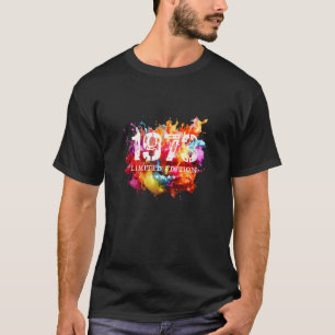 Camiseta 1973 Ano de nascimento número limitado de aniversá