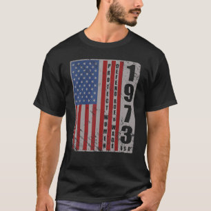 Camiseta 1973 Mulheres Que Protegem Bandeira Dos Eua Defend