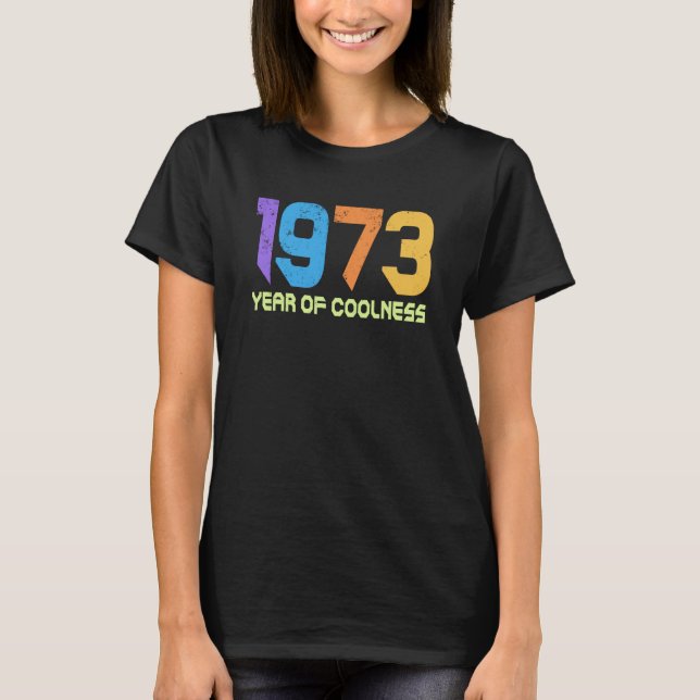 Camiseta 1973 O Ano Do Nascimento Do Arrefecimento 1 (Frente)