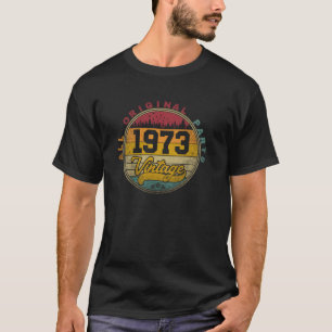Camiseta 1973 Presente Para Homens Com 50 Anos De Idade