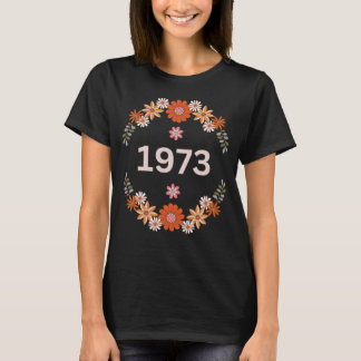 Camiseta 1973 Pró escolha Direitos femininos Groovy Flo