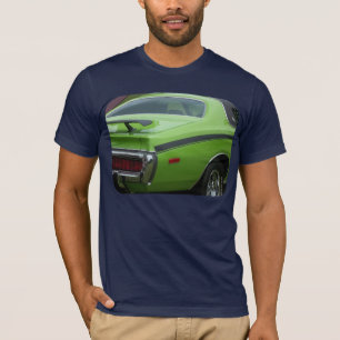 Camiseta 1973 quartos verdes da parte traseira do Brougham