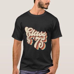 Camiseta 1975 Cl Retro Cl De 75 Graduados Por Segundo grau