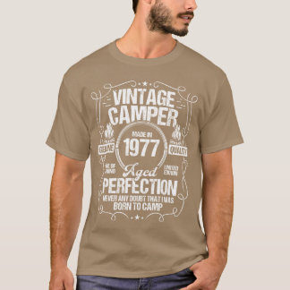 Camiseta 1977 Montanhas dos Acampantes Escoteiros Escotismo