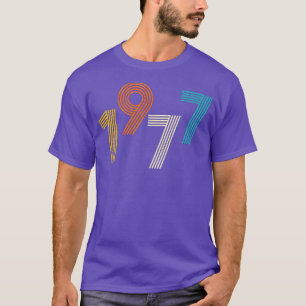 Camiseta 1977 Retro Birthday Vintage