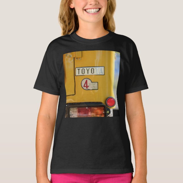 Camiseta 1978 Toyota Land Cruiser FJ40 Taillight Emblem -11 (Frente)