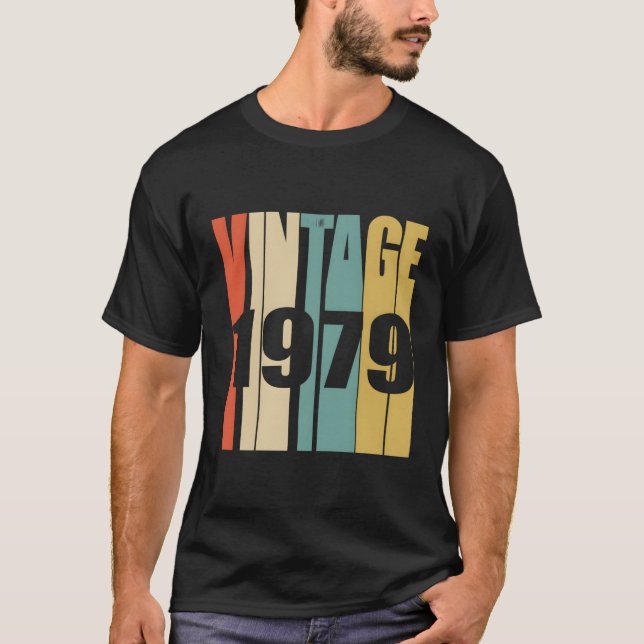 Camiseta 1979, 44 anos, 44 de topo de segunda-feira (Frente)