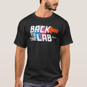 CAMISETA 1980 DE VOLTA AO LAB ENGRAÇADO MEDICAL LAB TECH SC