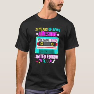 Camiseta 1980 Retro 20 Aniversário 20 Anos De Ser Incrível