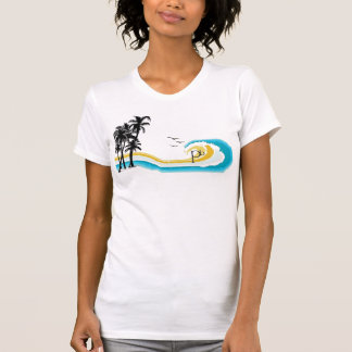 Camiseta 1980MauiPalm árvore T