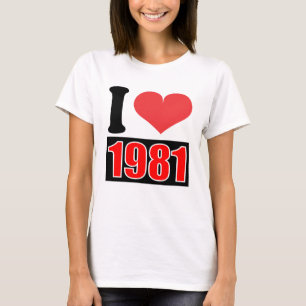 Camiseta 1981 - T-shirt