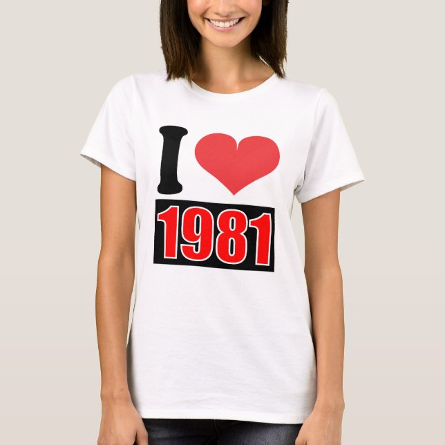 Camiseta 1981 - T-shirt (Frente)