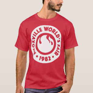 Camiseta 1982 Knoxville Worlds Fair Circle White