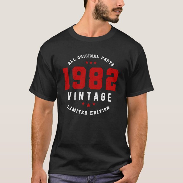 Camiseta 1982 Todas as Peças Originais, Edição Limitada, Vi (Frente)