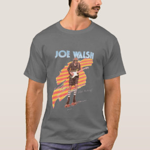 Camiseta 1983 JOE WALSH Patins de Roda Vintage 80s amigos