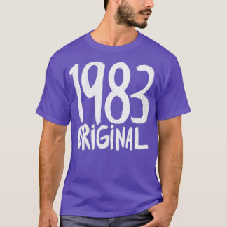 Camiseta 1983 nascer original em 1983 Ano de Nascimento 198