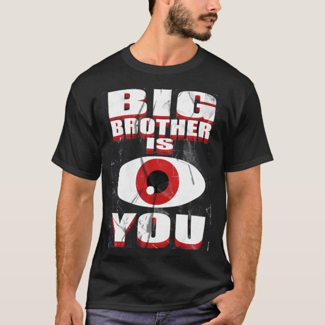 Camiseta 1984 Big Brother is Watching You Shirt ( Men's ) (Frente)