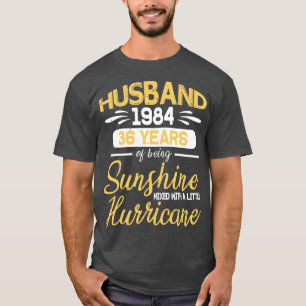 Camiseta 1984 Hus 36 Anos De Sol Misturado Com Hur