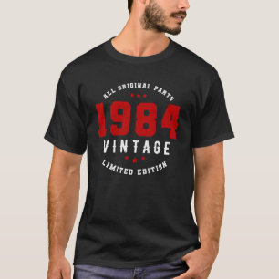 Camiseta 1984 Todas as Peças Originais, Edição Limitada, Vi
