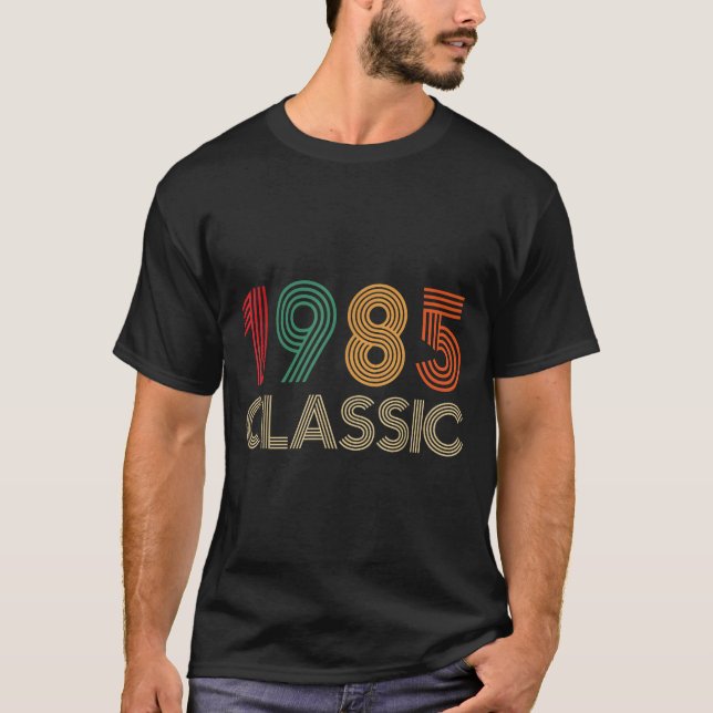 Camiseta 1985 Clic 40th Birthday For Men Women 40 Year Old  (Frente)