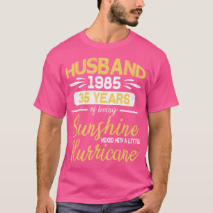 Camiseta 1985 Hus 35 Anos De Sol Misturado Com Hur