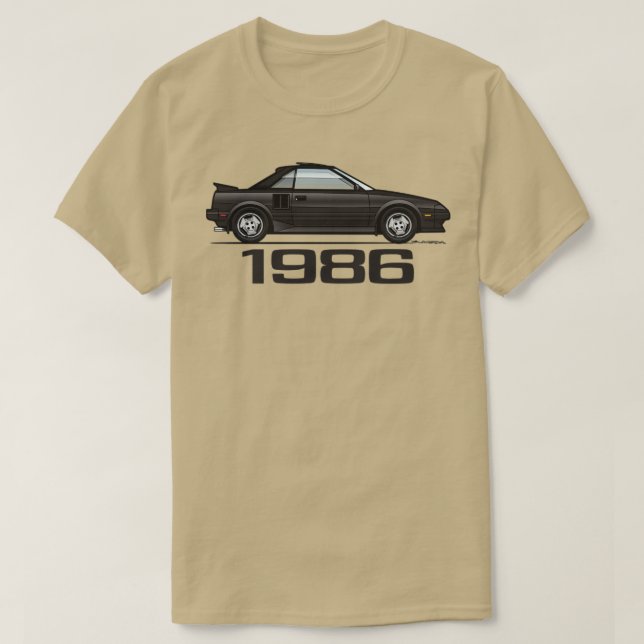 Camiseta 1986 Preto (Frente do Design)