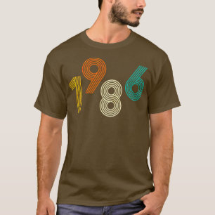 Camiseta 1986 Retro Birthday Vintage