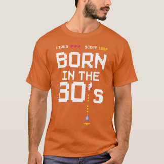 Camiseta 1987 Birtday Retro Gamer Piel Born in the 80s retr