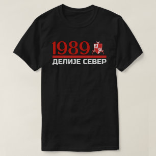 Camiseta 1989 Delije Sever Vermelho Branco