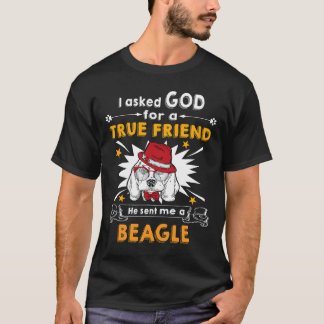 Camiseta 198 Perguntou A Deus Um Verdadeiro Amigo.