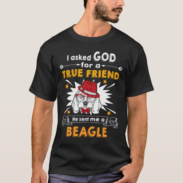 Camiseta 198 Perguntou A Deus Um Verdadeiro Amigo. (Frente)