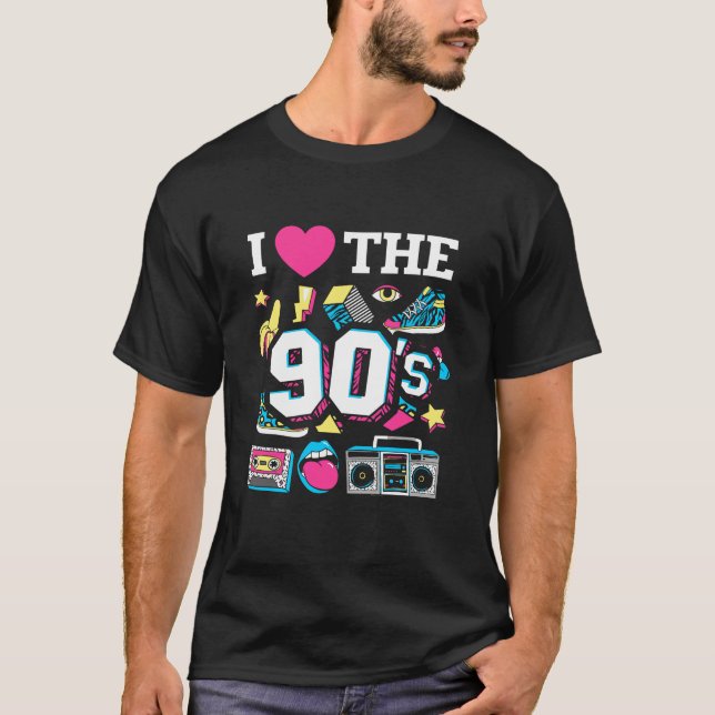 Camiseta 1990 anos 90 Eu Corto os 90 (Frente)