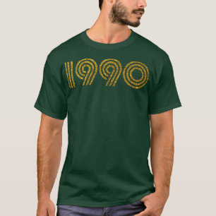 Camiseta 1990 Efeito Literário do Ano de Nascimento