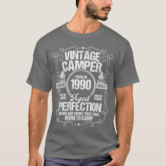 Camiseta 1990 Montanhas Camper Escoteiro Escotismo Acampame