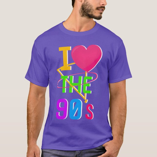 Camiseta 1990s 90s I Heart Nineties I Love the 90s Old vint (Frente)