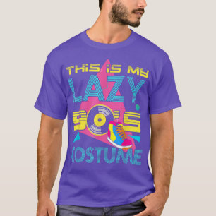 Camiseta 1990s Vinyl Music Lover 90 Festa de Figurino Ret