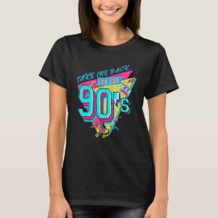 Camiseta 1990s Voltar à Vintagem do Costume Retro dos anos