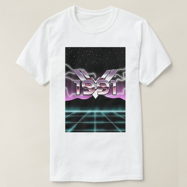 Camiseta 1991 Tech noir (Frente do Design)