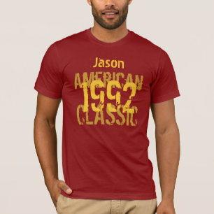 Camiseta 1992 ou QUALQUER ANO American Classic aniversário
